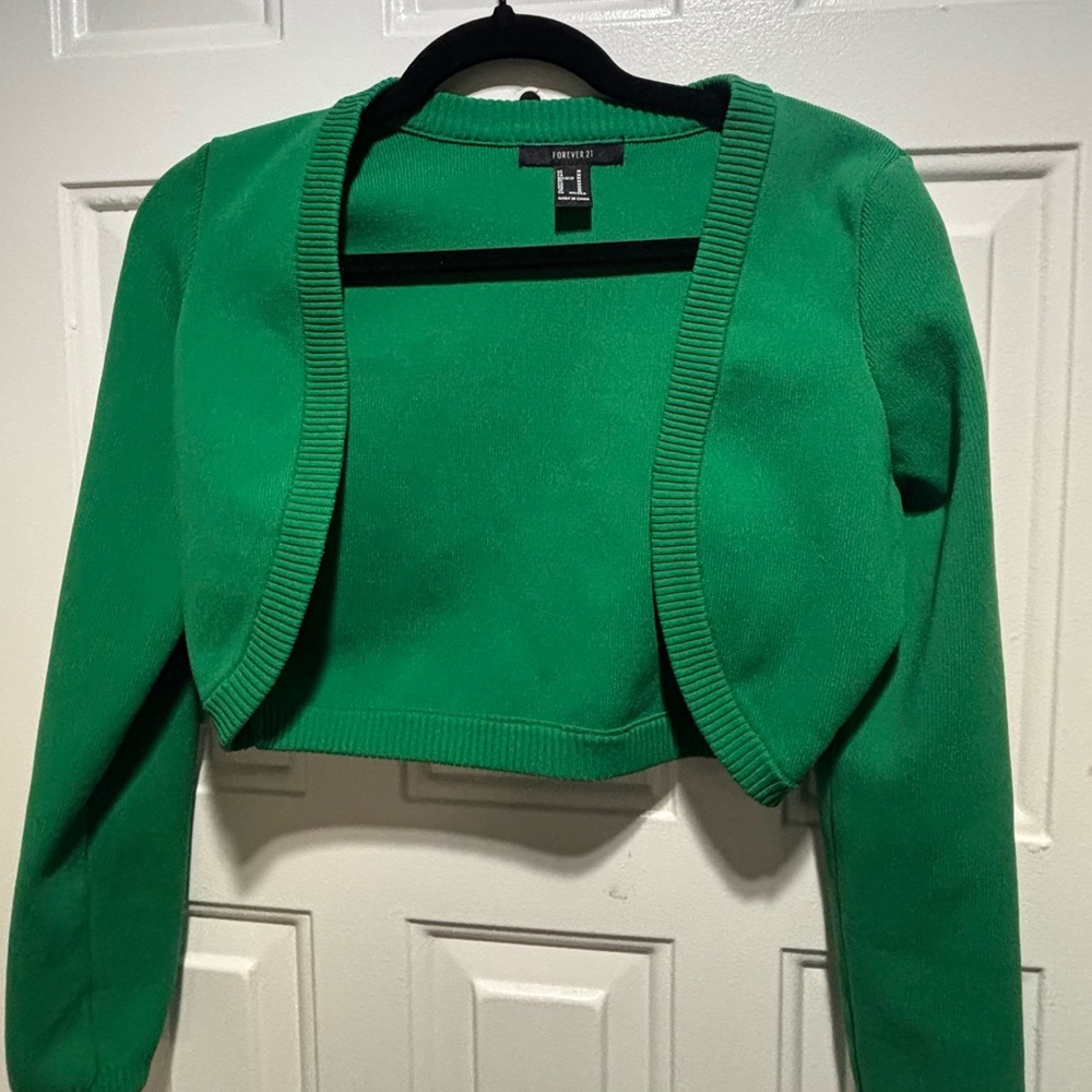 Forever 21 Vibrant Green Knit Top - Picture 5 of 5